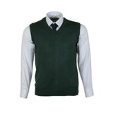 Erkek Süveter Yünlü Kazak Klasik Normal Kesim RAR00341 Yeşil 3XL