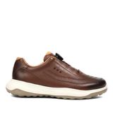 Erkek Taba Kalın Tabanlı Deri Sneaker