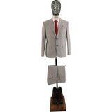 Erkek Takım Elbise Slim Fit - Açık Gri - 48