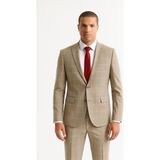 Erkek Takım Elbise Slim Fit - Bej - 52