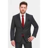 Erkek Takım Elbise Slim Fit - Gri-2 - 48