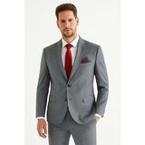 Erkek Takım Elbise Slim Fit - Mavi - 48