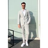 Erkek Takım Elbise Slimfit 2832 - Gri - 52