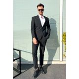 Erkek Takım Elbise Slimfit 2832 - Siyah - 54