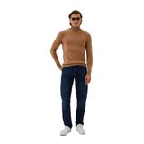 Erkek Tam Balıkçı Boğazlı Triko Camel Slim Fit Pamuklu Sık Örme Kazak NCS JEANS 3003 CAMEL M