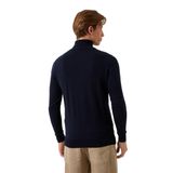 Erkek Tam Balıkçı Boğazlı Triko Lacivert Slim Fit Pamuklu Sık Örme Kazak NCS JEANS 3003 LACİVERT S