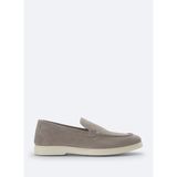 Erkek Taş %100 Süet Hafif Loafer Ayakkabı A61Y8010