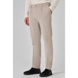Erkek Taş Pamuk Trend Fitilli Kadife Lastikli Slim Fit Pantolon