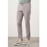 Erkek Taş Polyester İpli Jogger Slim Fit Pantolon