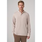 Erkek Taş Trend Polo Yaka Rayon Sweatshirt
