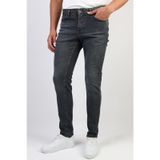 Erkek Taşlamalı Antrasit Slim Fit Likralı Esnek Jeans Kot Pantolon (492242320)
