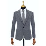 Erkek Tek Spor Ceket Çift Yırtmaçlı BGL-ST03983 LACİVERT 46