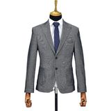 Erkek Tek Spor Ceket Çift Yırtmaçlı BGL-ST04512 LACİVERT 56