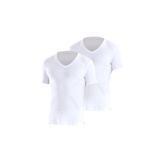 Erkek Tender Cotton 2'li V yaka Beyaz T-Shirt 9671 Blackspade BEYAZ-950 M