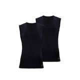 Erkek Tender Cotton 2'li V Yaka Siyah Atlet 9677 SİYAH 2XL