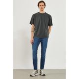 Erkek Teos Dirty Dark Blue Skinny Jean Pantolon - 36 / 30