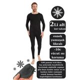 Erkek Termal Takım Alt Üst 2’Li Sıcak Tutan Kışlık İçlik