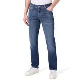 Erkek Th Denton Düz Paça Jeans Pantolon - Mavi