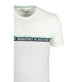 Erkek Tişört Bisiklet Yaka Beyaz%100 Pamuk Slim Fit Baskılı T-shirt NCS JEANS 1932 BEYAZ M