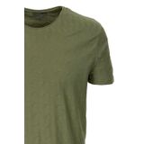 Erkek Tişört Bisiklet Yaka Haki%100 Pamuk Slim Fit Baskılı T-shirt NCS JEANS 1135 HAKİ L