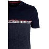 Erkek Tişört Bisiklet Yaka Lacivert%100 Pamuk Slim Fit Baskılı T-shirt NCS JEANS 1932 LACİVERT 2XL