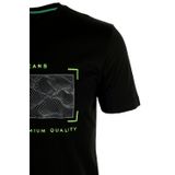 Erkek Tişört Bisiklet Yaka Siyah%100 Pamuk Slim Fit Baskılı T-shirt NCS JEANS 1104 SİYAH XL