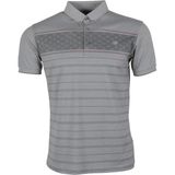 Erkek Tişört Polo Yaka Normal Kesim Desenli RAR01320 - Gri