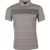 Erkek Tişört Polo Yaka Normal Kesim Desenli RAR01321 - Kahverengi