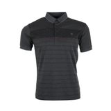 Erkek Tişört Polo Yaka Normal Kesim Desenli RAR01322 Füme M