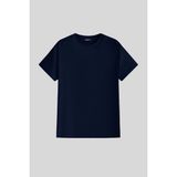 Erkek Tişört Standart Kalıp Basic Bisiklet Yaka T-Shırt Basıc-Mankensiz1 - 2XL - Bulunmuyor - Lacivert