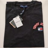 Erkek Tjm Reg Badge Siyah T-Shirt