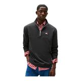 Erkek TJM Regular Badge Half Zip Sweatshirt