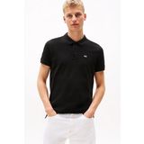 Erkek Tjm Tek Renk Polo T-Shirt - Siyah | XS