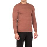 Erkek Triko Bisiklet Yaka Sık Örme Kiremitmelanj Slim Fit Kazak NCS JEANS 3001 KİREMİTMELANJ M