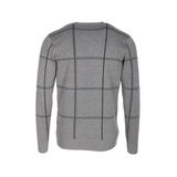 Erkek Triko Grimelanj Bisiklet Yaka Desenli Slim Fit Pamuklu Kazak NCS JEANS 3744 GRİMELANJ 3XL