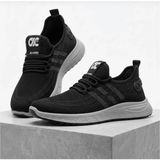 Erkek Triko Hafif Bağsız Koşu Yürüyüş Günlük Sneaker Spor Ayakkabı - Siyah