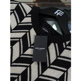 Erkek Triko Kazak – Saint Laurent Knitwear, Şık ve Konforlu - 001-Siyah
