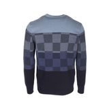 Erkek Triko Lacivert Bisiklet Yaka Desenli Slim Fit Pamuklu Kazak NCS JEANS 3730 LACİVERT S