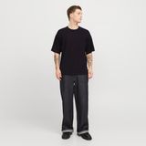 Erkek Triko Tisört - Emil - 000-Siyah - 2XL