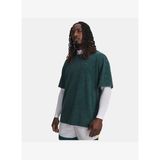 Erkek UA Heavyweight Oversized Logo Wash Kısa Kollu T-shirt