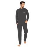 Erkek Uzun Kol Füme Pijama Takım C7T2N0O-049 FÜME M