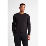 Erkek Uzun Kol T-Shirt 25S-1236-25N - Siyah