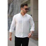 Erkek Uzun Kollu Gömlek BEYAZ 2XL