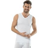 Erkek V Yaka Sıfır Kol Atlet 6'lı Paket - 123 - XL - Beyaz