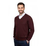 Erkek V Yaka Triko Kazak Çelik Örgü Klasik Kalıp 4241D BGL-ST04849