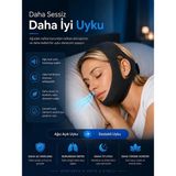 Erkek ve Kadın Anti Horlama Çene Kayışı Uyku Sırasında Ağızdan Nefes Almayı Uyku Konuşmasını Horlamayı Düzeltici Uyumak Için Rahatıcı Maske - ayarlanabilir beden neopren