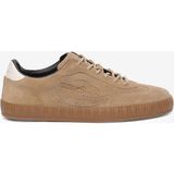 Erkek Vizon Hakiki Deri Sneaker Ayakkabı 5K1SA18485