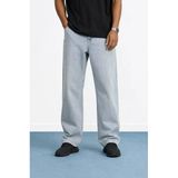 Erkek Washed Baggy Pantolon Buz Mavi