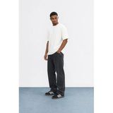 Erkek Washed Baggy Pantolon Siyah