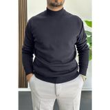 Erkek Yarım Balıkçı Normal Kalıp Kazak Lacivert EDW409